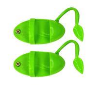 WEKAMOS 2Pcs Parrot Stand Feeding Rack Durable Bird Cage Accessories for Easy Installation Use for Parrots Cockatiels and Budgerigars Green