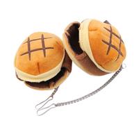 WEKAMOS 2pcs Pet Hamster Bed House Warm Cotton Bedding Set Half Covered Bread Shape Soft Nest for Winter Small Pets Cozy Shelter Random Color