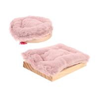 WEKAMOS 2pcs Pet Stand Bird Perches for Parakeets Wood Parrot Platform Bird Cage Perches Parrot Cage Platform Stand Parakeet Training