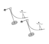 WEKAMOS 2Pcs Physics Balancing Surfing Men Desk Ornament with Stable Base Creative Dynamic Equilibrium Model for Office Home Decoration and Stress Relief