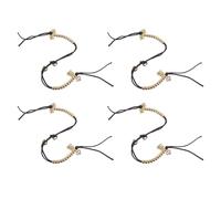 WEKAMOS 2Pcs Portable Brass Buddhist Beads Counters for Meditation and Prayer Small Handheld Tasbih Finger Counting Device DIY Accessories for Chanting