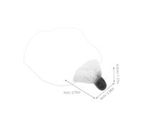 WEKAMOS 2Pcs Realistic Rat Nose Costume Accessory Soft Lightweight Mouse Dress-up Prop for Halloween Cosplay Party Performance Reusable Animal Nose for Roleplaying and Carnival