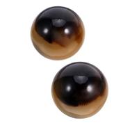 WEKAMOS 2pcs Resin Baoding Balls Chinese Massage Stress Relief Hand Exercise Training Balls for Seniors Office Workers Dexterity Coordination and Strength