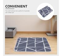 WEKAMOS 2pcs Reusable Washable Pet Training Pads for Small Dogs and Cats Breathable Absorbent Dog Mattress and Cat Bed Mat Supportive for Crate Car and Cage Use