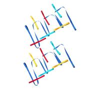 WEKAMOS 2pcs Safety Walking Rope Anti-Lost Leash with Ergonomic Grip for Group Outdoor Adventures and Kindergarten Walks