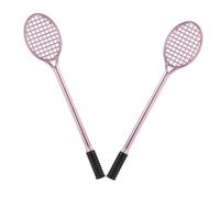 WEKAMOS 2pcs Tennis Racket Gel Ink Pens Fine Point Novelty Writing Pens for School Office Smooth Flow Signature and Sketching Fun Stationery for Students