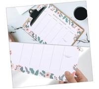 WEKAMOS 2pcs Weekly Planner Notepad Tear-off Planning Pads for Desk Use Daily Schedule Organizer Thick Paper Suitable for Students Travelers Office Workers