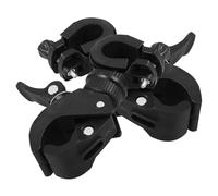 WEKAMOS 2pcs Wheelchair Crutch Mount Stand with Rotating Cane Holder for Electric Scooters and Elderly Walkers Plastic Metal Bracket for Mobility Scooter and Walking Stick Storage
