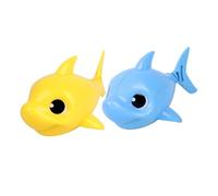 WEKAMOS 2pcs Wind Up Bathing for Floating Clockwork Fish Bath in Yellow Sky Blue Safe Smooth Material for Hand Eye Coordination and Bath Shower Play