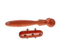WEKAMOS 2Pcs Wooden Handheld Abdominal Massager Deep Relaxing Massage Sticks for Leg and Body Muscle Relief High-Grade Material Suitable for Busy Professionals and Poor Sleepers