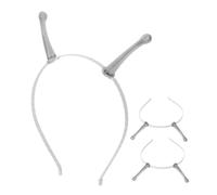 WEKAMOS 3 Pcs Headband with Attention-grabbing Antennas Lightweight Plastic Hairbands for Adults for Halloween Space Theme Parties Cosplay Birthdays School Events