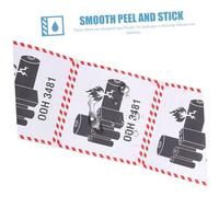 WEKAMOS 300pcs Adhesive Lithium Battery Warning Labels Fire Stickers for Air Transport Packaging Safety Compliance