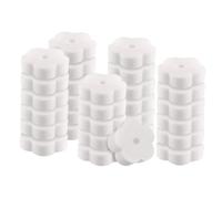 WEKAMOS 30pcs Flower-Shaped Oil Removing Filter Sponges Water-Absorbing Pool Scum Sponge for Hot Tub Spa Cleaning and Reusable Dirt Absorber