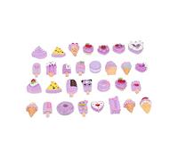 WEKAMOS 30pcs Kawaii Food Model Phone Case Charm Decor DIY Nail Accessories for Phone Shell Decoration Safe Compact for Sharing with Friends