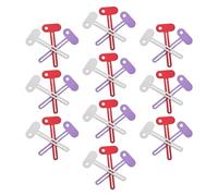 WEKAMOS 30pcs Metal Toothpaste Tube Squeezer Roller with Toothpaste Saver Clip Portable Manual Tube Squeezer for Bathroom Use Low Effort Paste Extractor in Silver Red and Purple