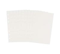 WEKAMOS 320 Sheets Blank Loose Leaf Refill Paper for Spiral Notebooks Unruled Replacement for Students and Office Use for Writing and Drawing