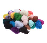WEKAMOS 36 Colors Needle Felting Wool Kit 3g Each DIY Wool Roving Set for Craft Making Felt Crafts Accessories Suitable for Handmade Projects
