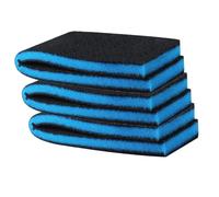 WEKAMOS 3pcs Biochemical Polyether Aquarium Filter Pad with Activated Carbon Sponge Reusable Biological Prefilter Media for Fish Tanks Custom-cut and Efficient Filtration