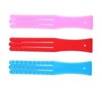 WEKAMOS 3pcs Body Massage Pat with Long Handle Portable Back Massage Hammer for Muscle Relief Manual Tapping Tools for Neck Shoulders Legs for Office Workers and Travel Random Color