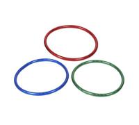 WEKAMOS 3pcs Fitness Hoops Colorful Exercise Rings Lightweight for Dance Performances Party Games Pet Agility Training
