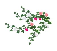 WEKAMOS 3Pcs Miniature Flower Vine Simulation for Dollhouse Realistic Mini Table Model with Detailed Decorative Fake Flowers for Doll Mini Garden Scenes and DIY Micro Landscapes