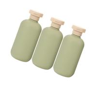 WEKAMOS 3pcs Plastic Travel Bottles Leak Proof Shampoo Bottles Portable Refillable Plastic Containers With Flip Cap Lightweight Dispenser For Shampoo Conditioner 260ml