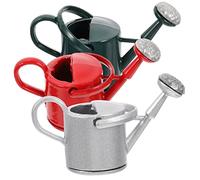 WEKAMOS 3pcs Pretend Play Watering Cans for Boys and Girls Miniature Garden Tools Dollhouse Accessory