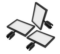 WEKAMOS 3pcs Queue Barrier Sign Holder Post Insert for Crowd Control with Material and Easy Installation for Airports Events and Public Spaces to Guide Visitors Efficiently
