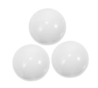 WEKAMOS 3pcs Roulette Wheel Beads Elegant Replacement Beads for Party Games Milky Precision Discs for Roulette Wheel Interactive Fun for Festivals and Home Gatherings