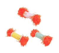 WEKAMOS 3pcs Small Pets Teething Pet Molar Paper String Material 1.57x1.57x8.25inch Chewing Biting for Birds Hamster