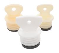 WEKAMOS 3pcs Small Replacement Hot Water Bottle Stoppers with Seal Portable Leak-Resistant Hot Water Bag Plugs for Women Foot Warmers