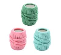 WEKAMOS 3pcs Tangle Laundry Balls for Washing Machines Made of TPE and Sponge Material Set to Prevent Clothes from Tangling and Knotting Laundry Cycle for Dryer Use