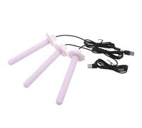 WEKAMOS 3pcs USB Heated Plastic Bird Perches 6.48 Inch Violet Standing Warmer Rod for Parakeet Pigeon Cage Perch Bird Nest Habitat Accessory