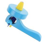 WEKAMOS 3Pcs Wooden Gyroscope with Pull String Handle for Boys Preschool Educational Spin Portable Lightweight Coordination Development Gifts Random Color