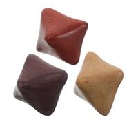 WEKAMOS 3pcs Wooden Hexagonal Hand Massage Balls Set Hand Massage Balls for Finger Exercise and Muscle Relaxation Palm Massager Grip Training Tool for Wellness