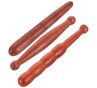 WEKAMOS 3pcs Wooden Massage Stick for Foot Massage Tools Portable Acupressure Rod for Muscle Pain Relief