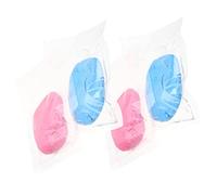 WEKAMOS 4 pcs Handprint and Footprint Casting Mold Kit Non Toxic Keepsake Plaster with Pink and Blue Unique Ornament for Newborn Growth Shower Gift and Birthday Decoration