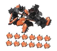 WEKAMOS 40pcs Cute Cattle Shaped Pencil Charm Soft Removable Pencil Topper Decorations for Students Classroom School Supplies Safe Rewards