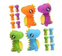 WEKAMOS 48pcs Dinosaur Cartoon Erasers for Bulk Soft Mini Animal Stationery for School Art Projects Classroom Supplies Party Favors Fun and Portable Erasers for Boys