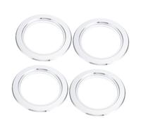 WEKAMOS 4Pcs Bird Nest Anti-bite Rings Metal Nest Hole Protector for Parrot Breeding Boxes Wooden Bird Incubator Box Supplies Inner