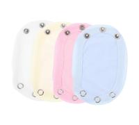 WEKAMOS 4pcs Bodysuit Extenders Double Layer Cotton Jumpsuits Extenders for Extra Warmth and Comfort for Everyday Wear Suitable for Rompers and Bodysuits