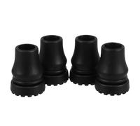 WEKAMOS 4pcs Cane Tip Accessories Rubber Leg Tips Anti-Slip Multifunctional Design Inner Diameter 19mm for Walking Sticks and Chair Legs Seniors Mobility Aid