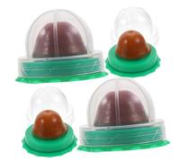 WEKAMOS 4PCS Catnip Lollipop Treats for Cats and Kittens Natural Edible Catnip Candy with Vitamins Healthy Cat Snack to Tongue Movement and Digestion Eco Friendly Random Flavor