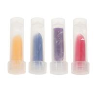 WEKAMOS 4pcs DIY Lipstick-Shaped Diamond Art Painting Glue Clay Replacement Core Set in Red Blue Purple Yellow for Mosaic Crafting and Diamond Drilling Tools