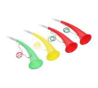 WEKAMOS 4pcs Horn Noise Maker Trumpet Party Favors Football Cheer Props with Gentle Sound for Boys and Outdoor Activities Random Color