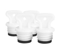 WEKAMOS 4pcs Leakproof Hot Water Bottle Replacement Caps Inner Diameter Rubber Sealing Stoppers for Warm Water Bags Heat Retention Safety Plugs Compatible with Various Bottles Travel and