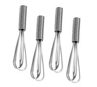 WEKAMOS 4pcs Miniature Egg Beater Dollhouse Decoration Simulation Baking Whisk for Micro Scene Safe Whisks for Photography Props