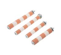 WEKAMOS 4PCS Parrot Beak Grinding Stick Natural Chewing and Claw Care Perches for Parakeet Cockatiel Conure Budgies Lovebirds Bird Cage Stand Rods for Boredom Relief and Enrichment