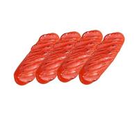 WEKAMOS 4Pcs Realistic Hot Dog Sausage Decoration Model Lifelike Food Prop for Kitchen Decor Photography Parties and Events for Food Styling and Teaching Tools