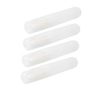 WEKAMOS 4pcs Refillable Paint Pen Blanks with Flat Head Leakproof Marker Bodies for Rock Painting Wood Blackboard Versatile DIY Art and Craft Use